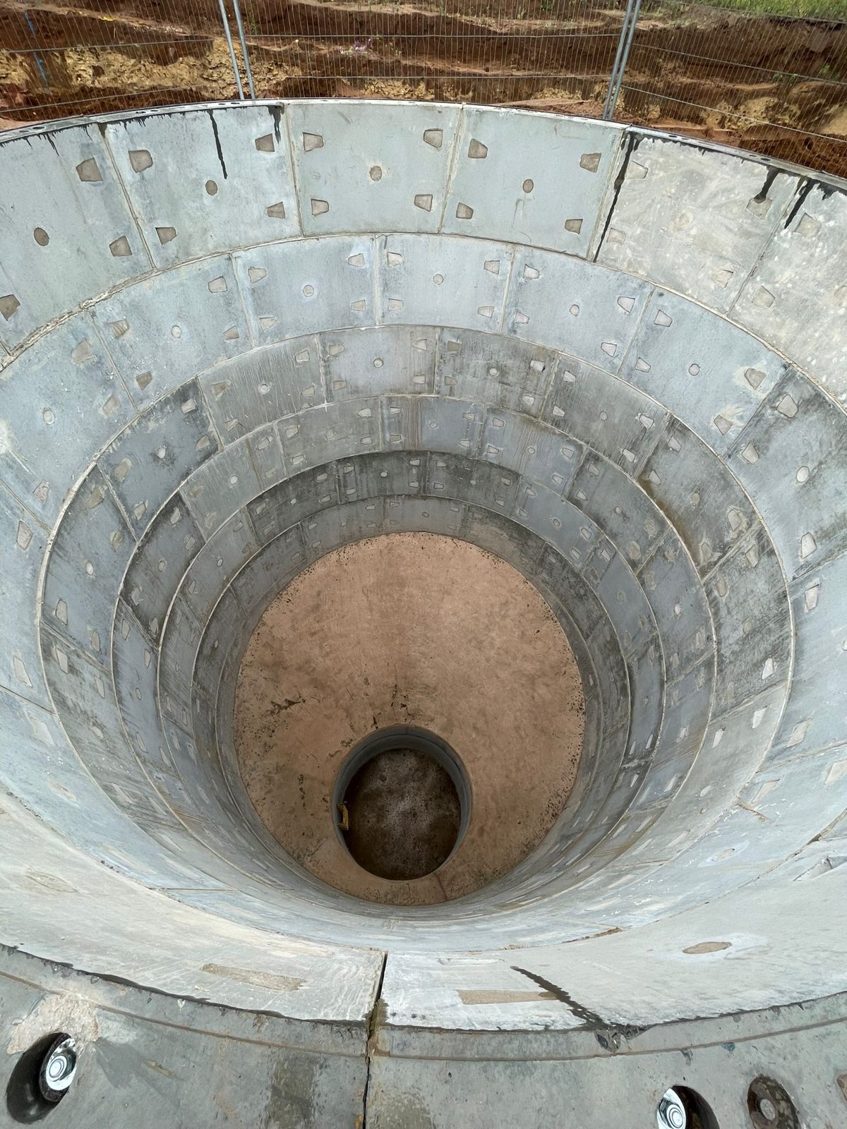 Crick Road pumping-station shaft works
