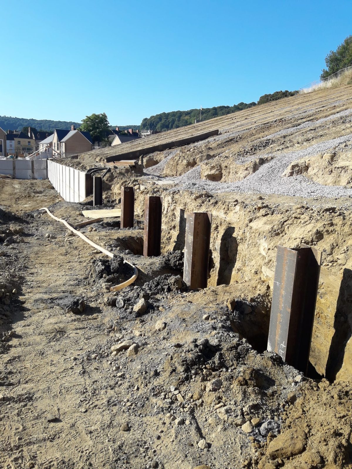 Littlecombe, Dursley: king post & panel retaining works, photograph 2 of 2
