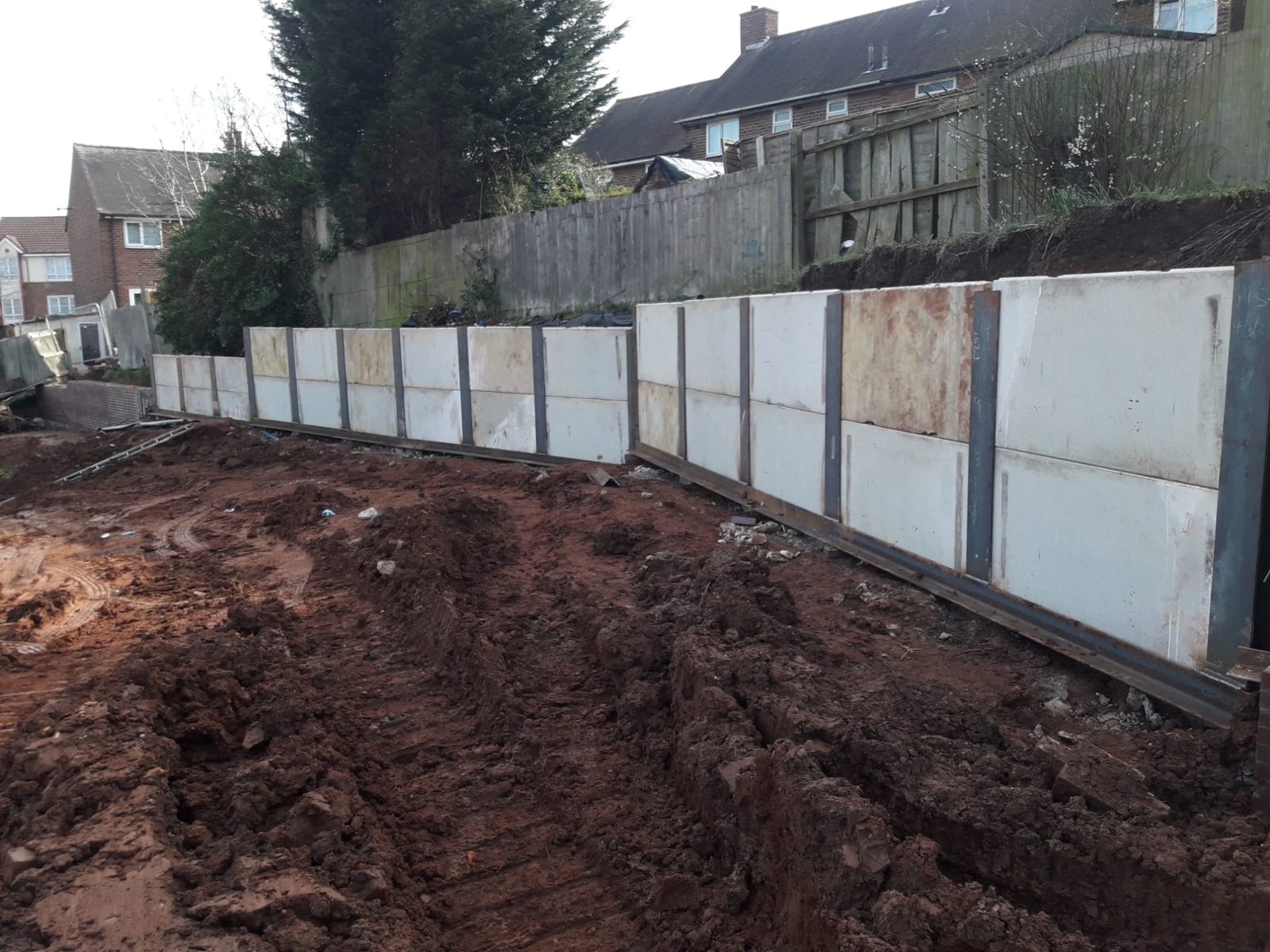 Chipperfield Road, Birmingham: king post & panel retaining solution, photograph 3 of 4