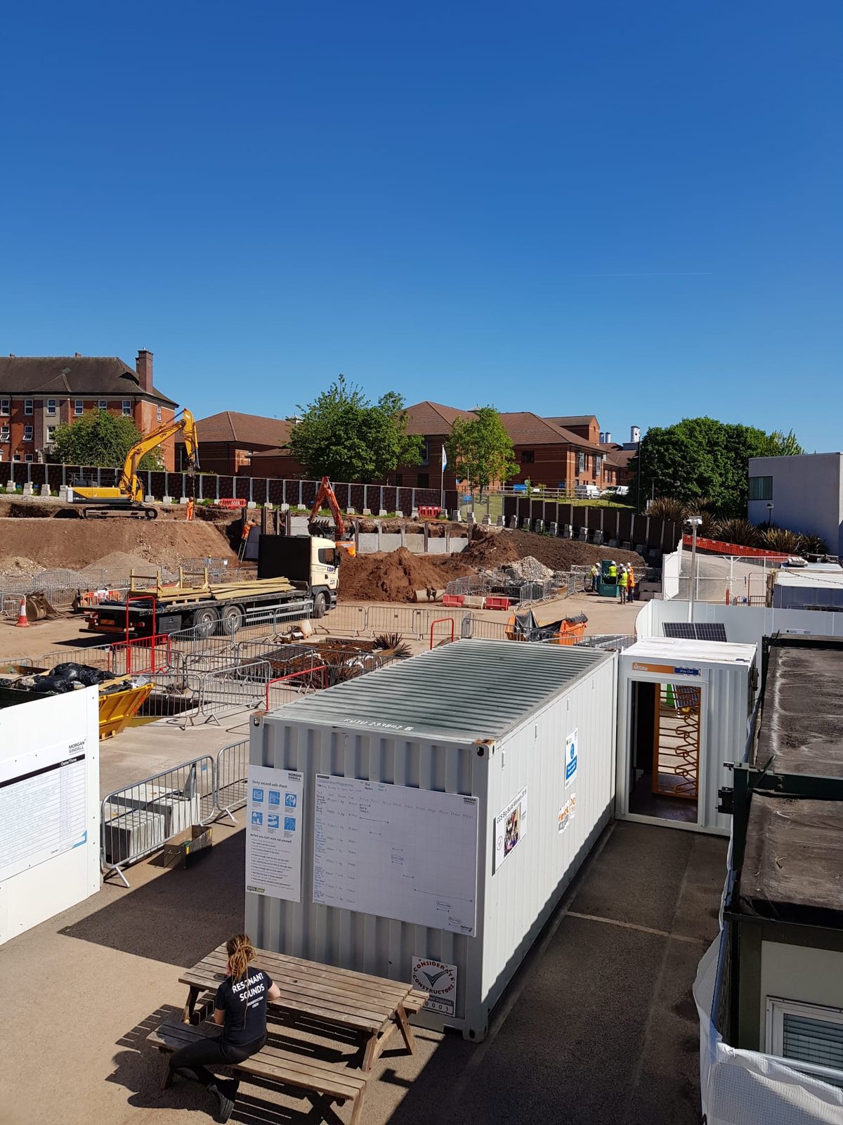 Burton Hospital: king pile wall system, photograph 5 of 9